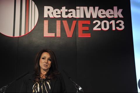 Jacqueline Gold, Ann Summers, Retail Week Live 2013